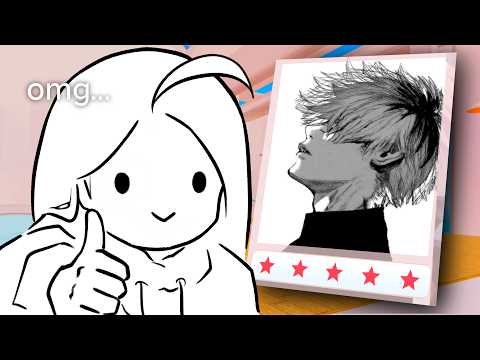 Artist vs Roblox Speed Draw: Anime Challenge