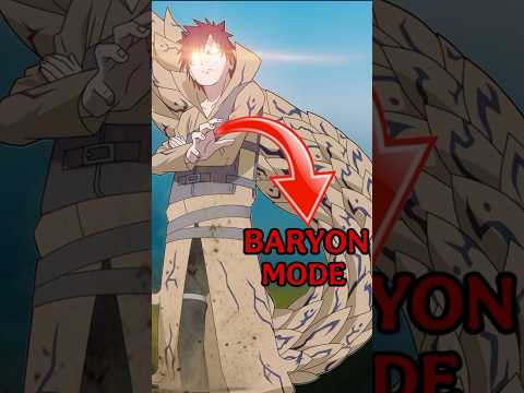 Can all jinchuriki use baryon mode in Naruto series. #anime #naruto
