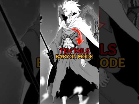 Can ten tails use baryon mode in Naruto series. #naruto #anime
