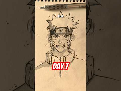 How to draw anime easy tutorial | Day-7 #shorts #artsbyshubham #animedrawing #trending #anime