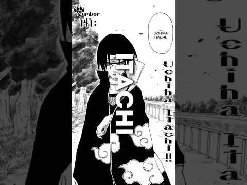 Itachi Uchiha Manga Series #anime #itachi #manga #viralshorts