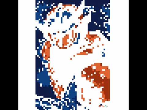 Kamen rider Kain / Pixel art de Kamen #anime #kamenrider #manga #series #pixelart