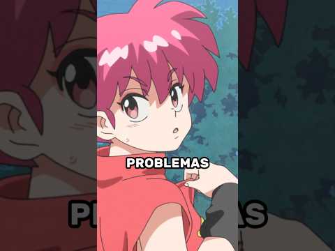 Se convierte en chica cuando toca el agua #anime #series #comedia #humor #romance #shorts #netflix