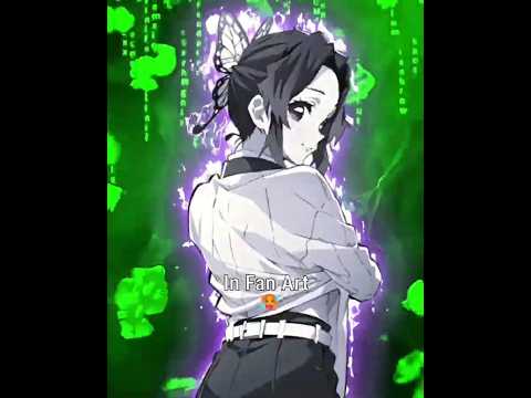 Shinobu in Anime Vs Shinobu in Fan art 🥵 | Demon Slayer