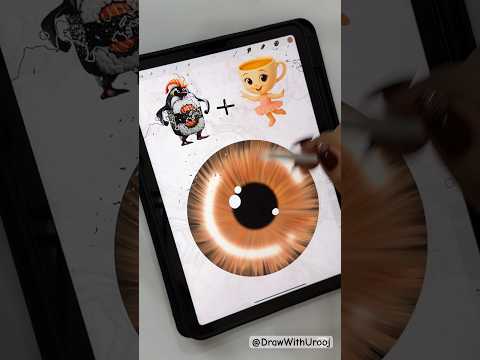 Sigma Boy Eye Mixing 😍 #italianbrainrot #sigmaboy #procreate #shorts #anime #trending