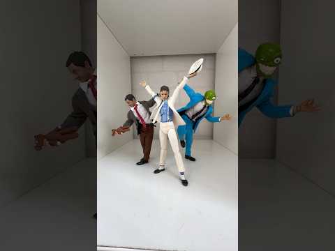 The real Big 3🔥Part1 #actionfigures #michaeljackson #themask #mrbean #brickaway #anime #goku #luffy
