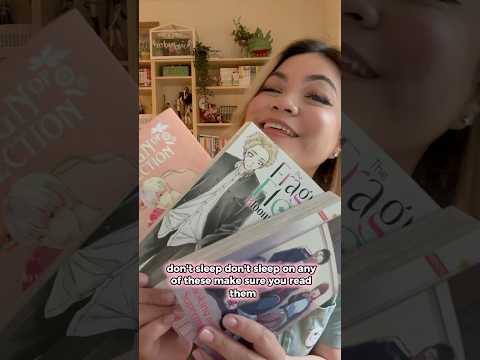 Three manga series I’m absolutely ✨OBSESSED✨ with! #manga #booktube #booktok