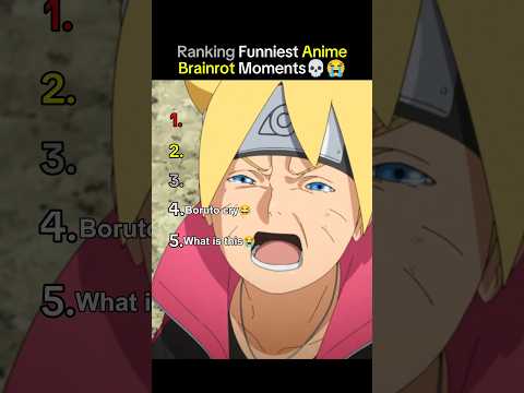 Top 5 Funniest Anime Brainrot Moments 🤪📺 | Why Is This So Funny? #shorts