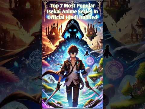 Top 7 Most Popular Isekai Anime Series In Official Hindi Dubbed #anime #animeseries #isekaianime