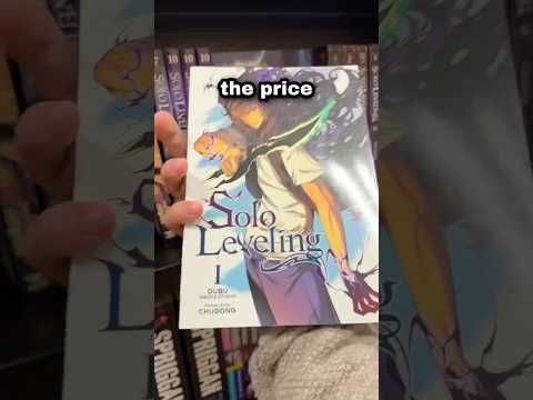 WHY is Solo Leveling Manga EXPENSIVE #manga #anime #sololeveling #manhwa