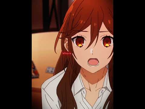 He confessed so CASUALLY?!  #anime #horimiya #shorts