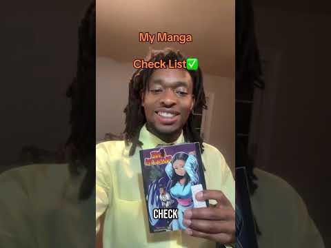My Manga Check List✅ #shorts #anime #manga #storytelling #booktok #comics #writer #writing